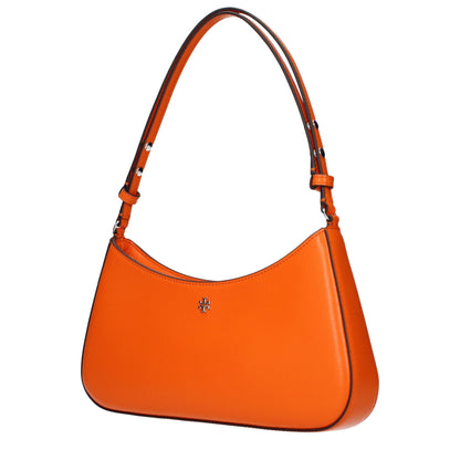 Tory Burch Orange Leather Shoulder Bag