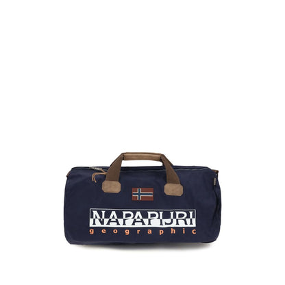 Napapijri Blue Cotton Shoulder Bag