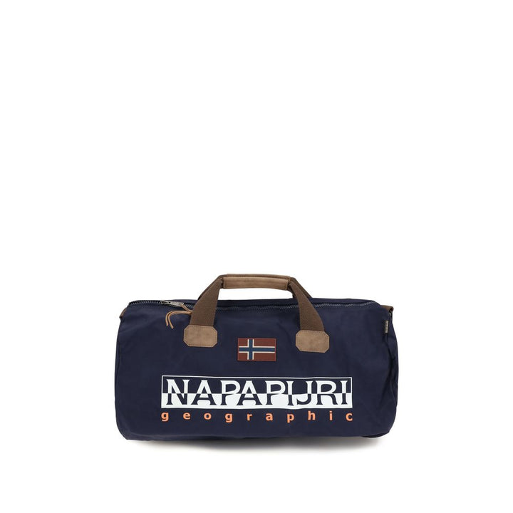 Napapijri Blue Cotton Shoulder Bag