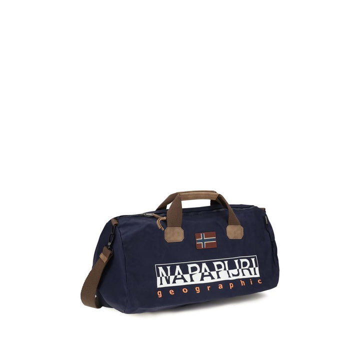 Napapijri Blue Cotton Shoulder Bag
