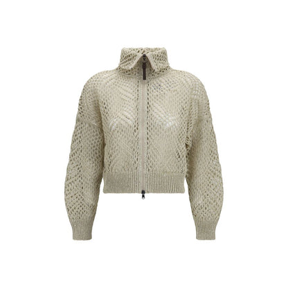 Brunello Cucinelli Beige Linen Cardigan