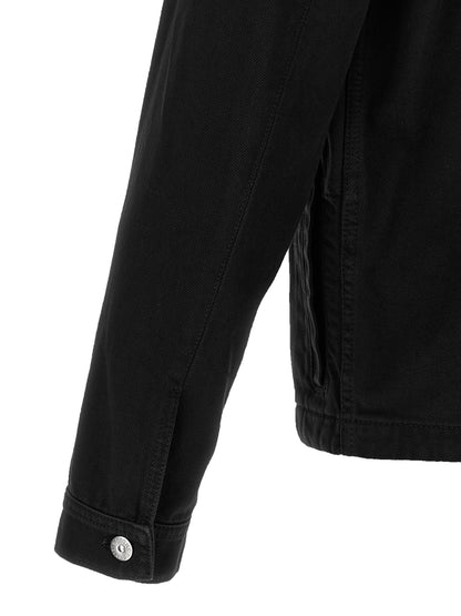 Stone Island Black Cotton Denim Jacket