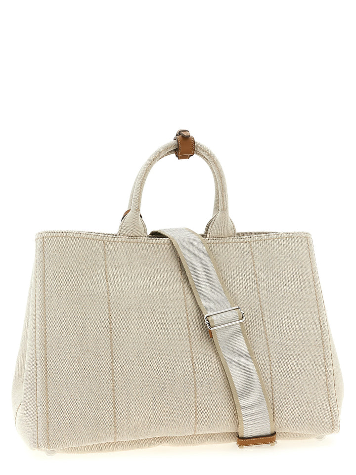 Prada Beige Cotton Tote Bag