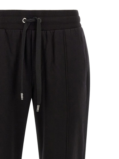 Dolce & Gabbana Black Cotton Joggers (Workout Pants)