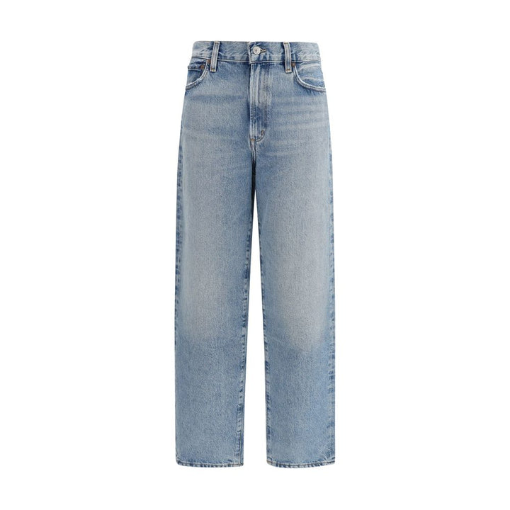 Citizens of Humanity Blue Organic Cotton Straight-Leg Jeans