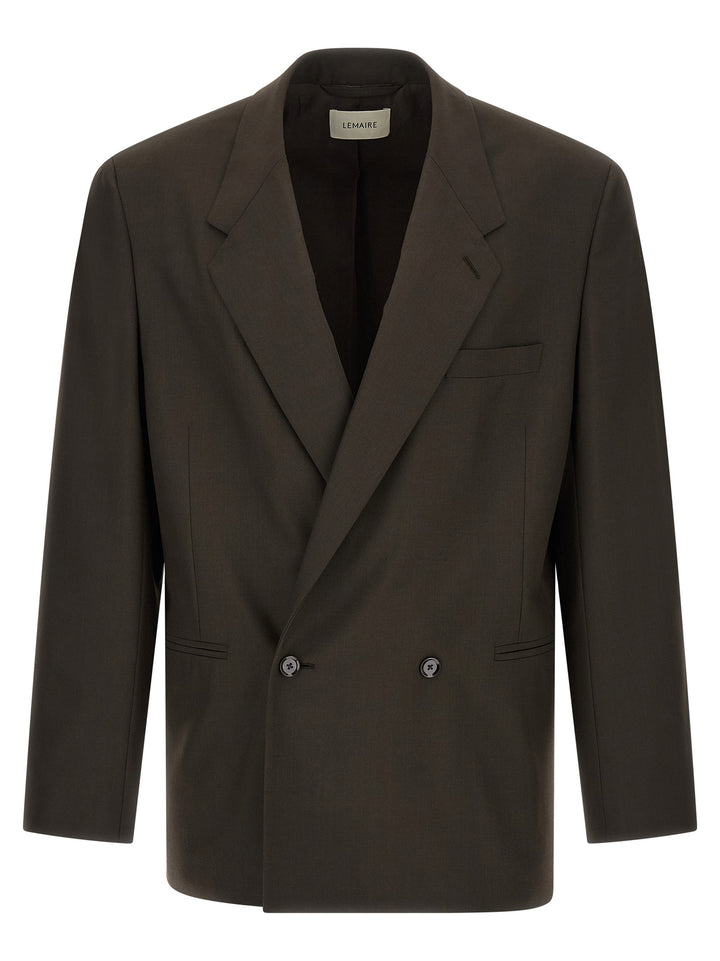 Lemaire Brown Polyester Blazer