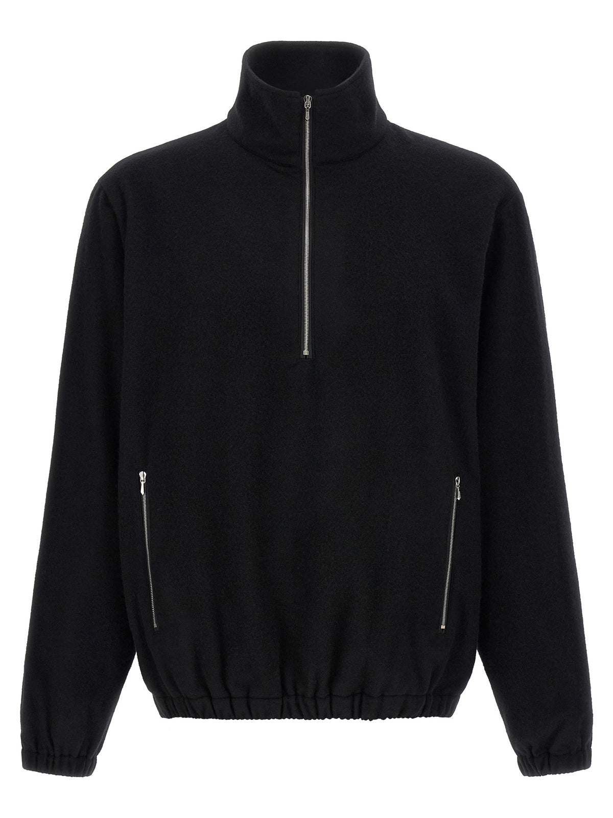 SSSTEIN Black Wool Cardigan