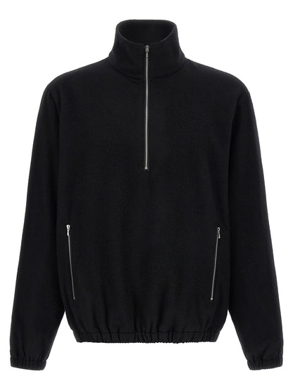 SSSTEIN Black Wool Cardigan