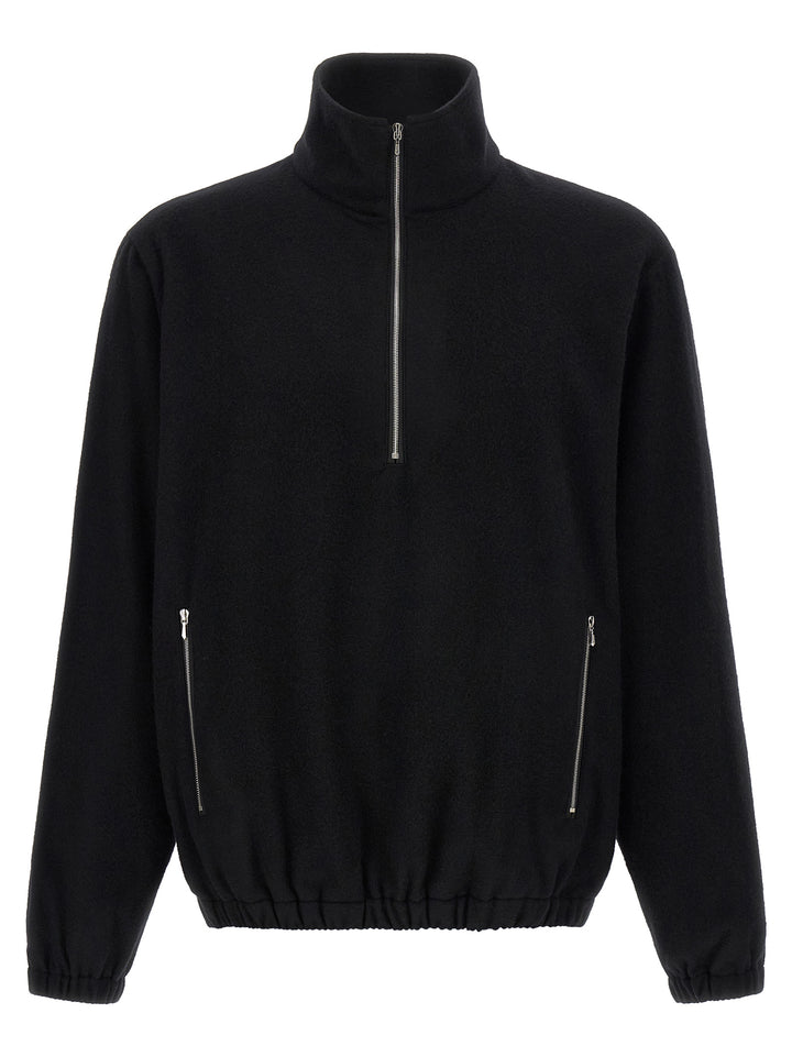 SSSTEIN Black Wool Cardigan