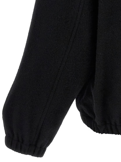 SSSTEIN Black Wool Cardigan