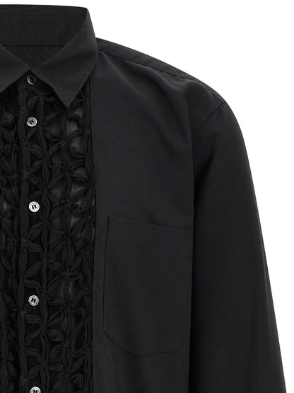 Comme Des Garçons Black Polyester Blouse