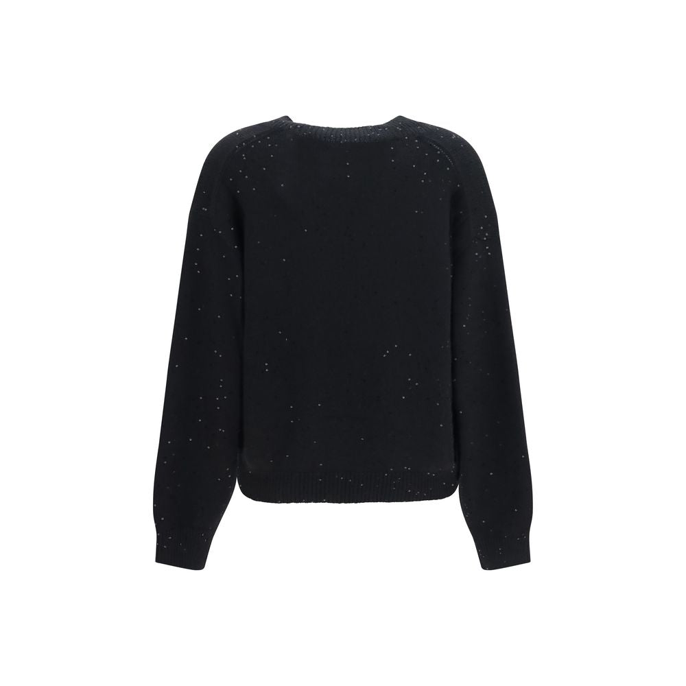 Brunello Cucinelli Black Cashmere Sweater