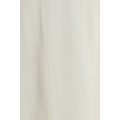 Brunello Cucinelli Beige Wool Oves Aries Midi Skirt