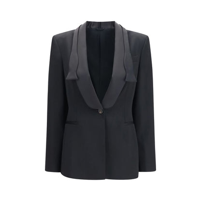Brunello Cucinelli Black Wool Oves Aries Full-Length Jacket