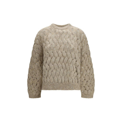 Brunello Cucinelli Beige Mohair Sweatshirt