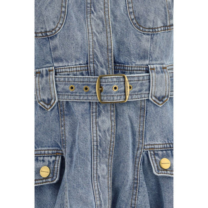 Zimmermann Blue Cotton Casual Dress