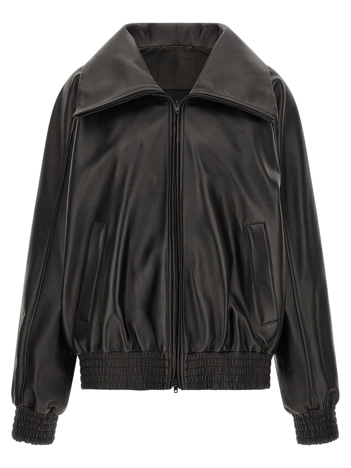 Balenciaga Black Lamb Leather Leather Jacket