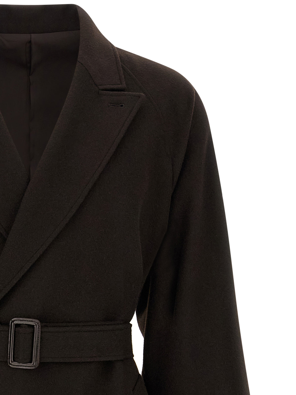 SSSTEIN Brown Wool Coat