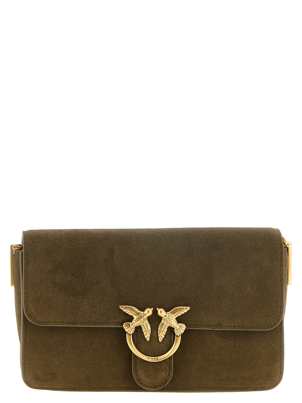 PINKO Bicolor Calfskin Shoulder Bag