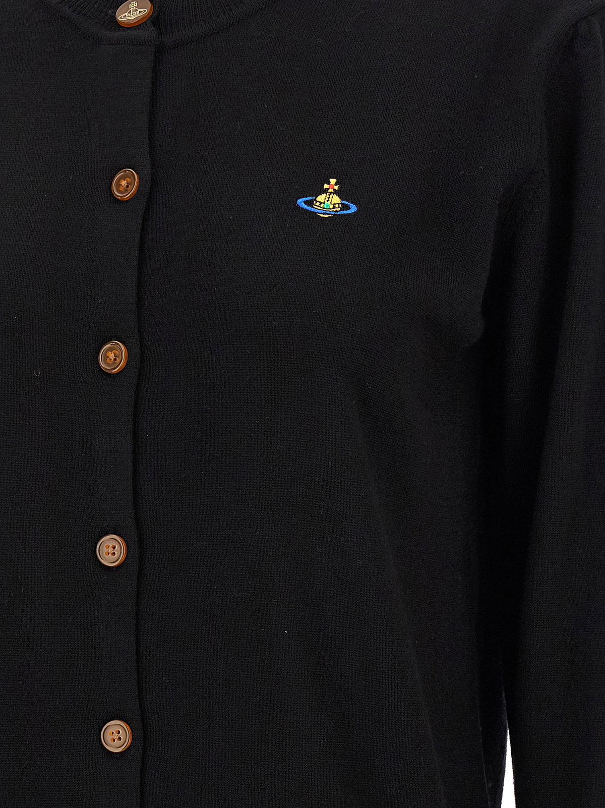 Vivienne Westwood Black Wool Cardigan