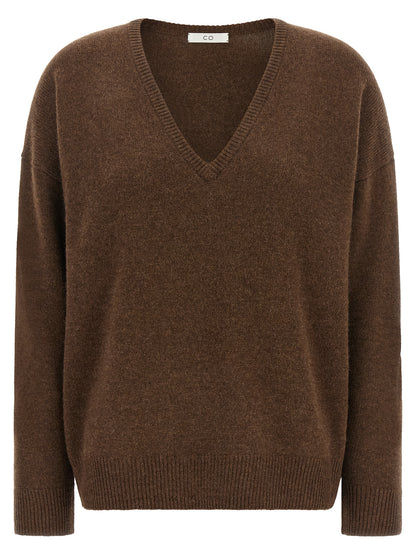 CO Brown Cashmere Cardigan