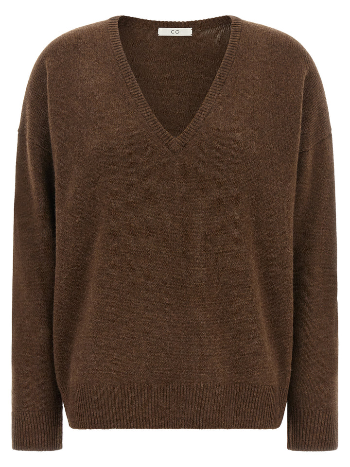 CO Brown Cashmere Cardigan