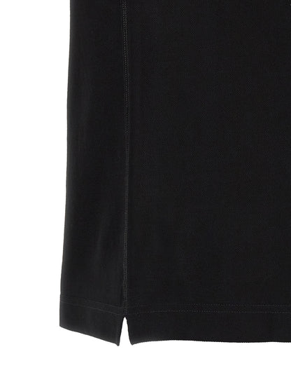 Dolce & Gabbana Black Cotton Polo Shirt
