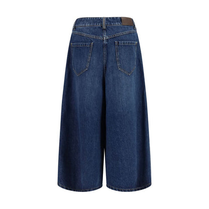 Brunello Cucinelli Blue Denim Shorts