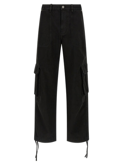 Loewe Black Cotton Cargo Pants