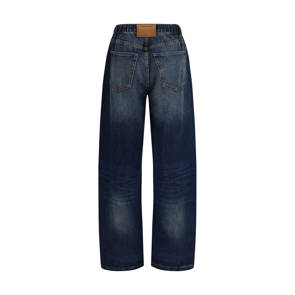 Alexander Wang Blue Cotton Jeans Denim