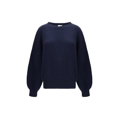 Khaite Blue Cashmere Sweater