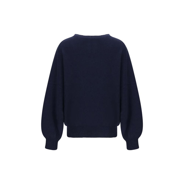 Khaite Blue Cashmere Sweater