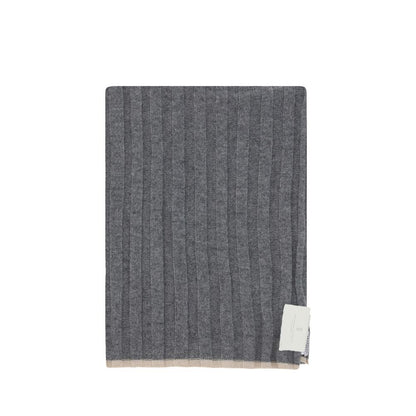 Brunello Cucinelli Gray Cashmere Scarf
