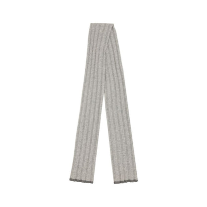 Brunello Cucinelli Gray Cashmere Scarf