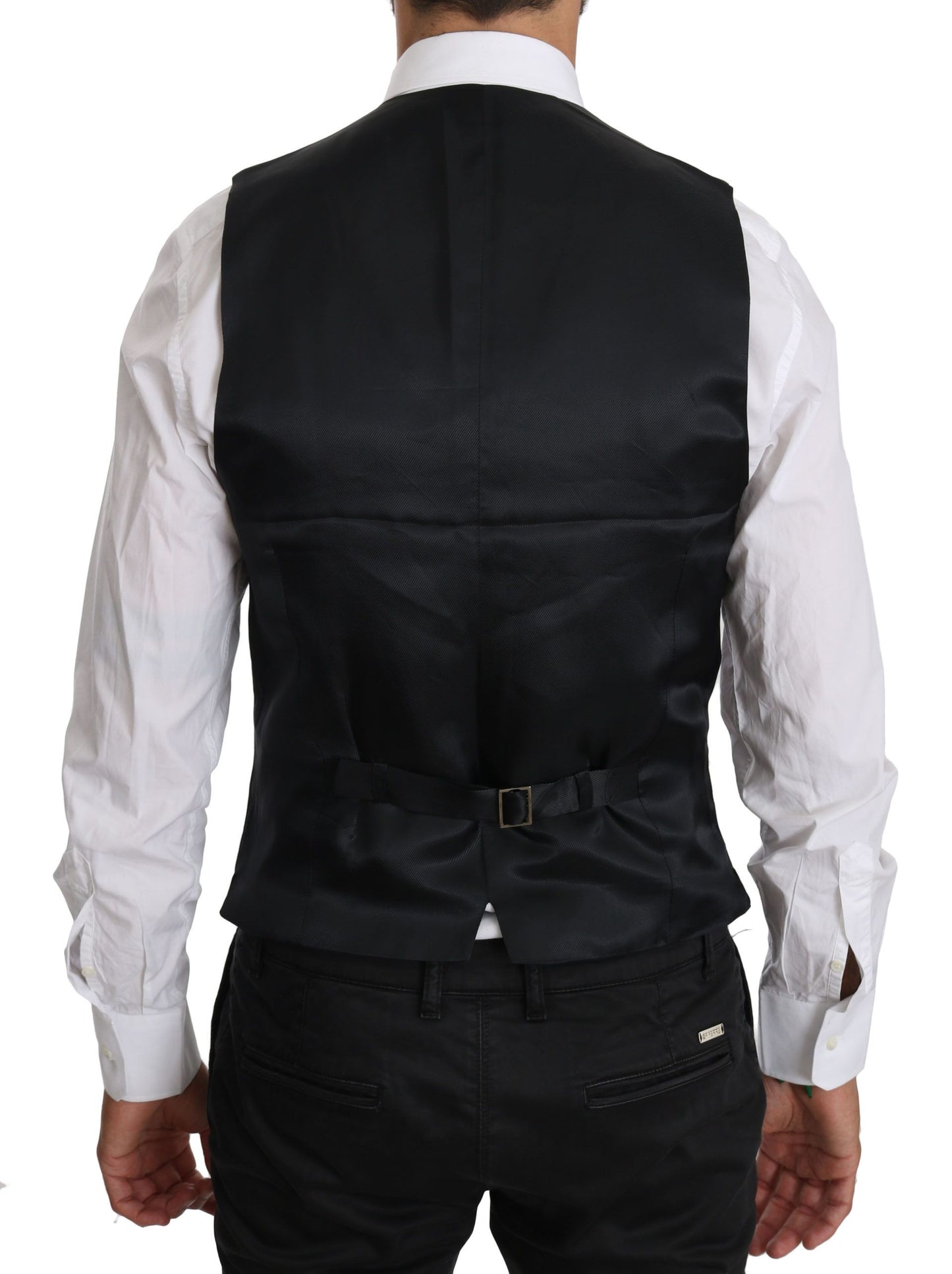 Gilet de costume Dolce & Gabbana en laine bleue