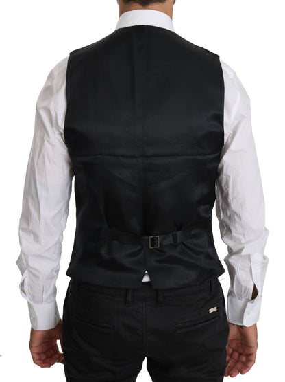 Gilet de costume Dolce & Gabbana en laine bleue