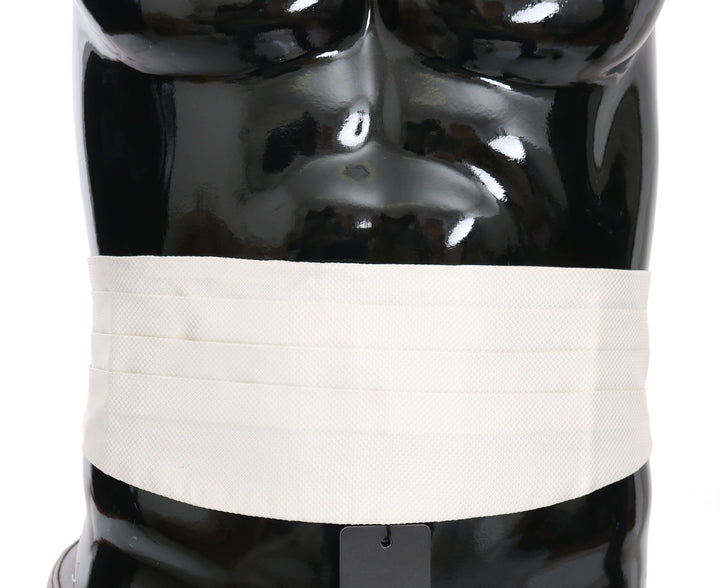 Fajín de seda 100% blanco Dolce & Gabbana para hombre
