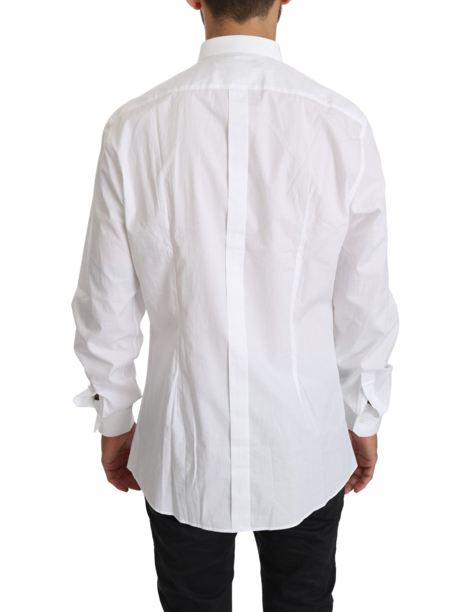 Haut chemise Dolce & Gabbana en coton blanc à manches longues