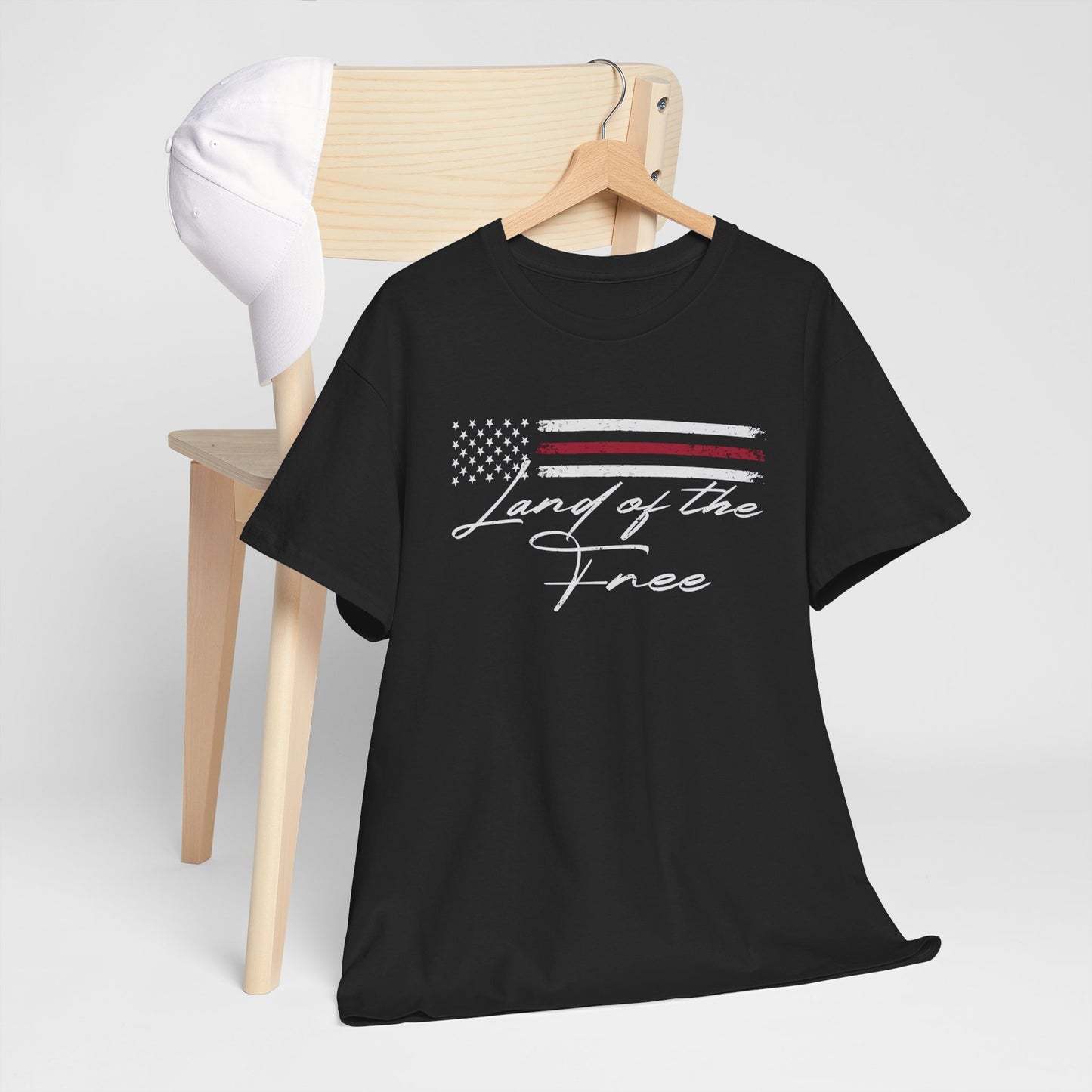 Hecho en Estados Unidos | Camiseta con la Bandera Americana Tierra de la Libertad