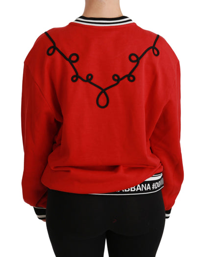 Pull Dolce & Gabbana "Red Queen Love" à sequins