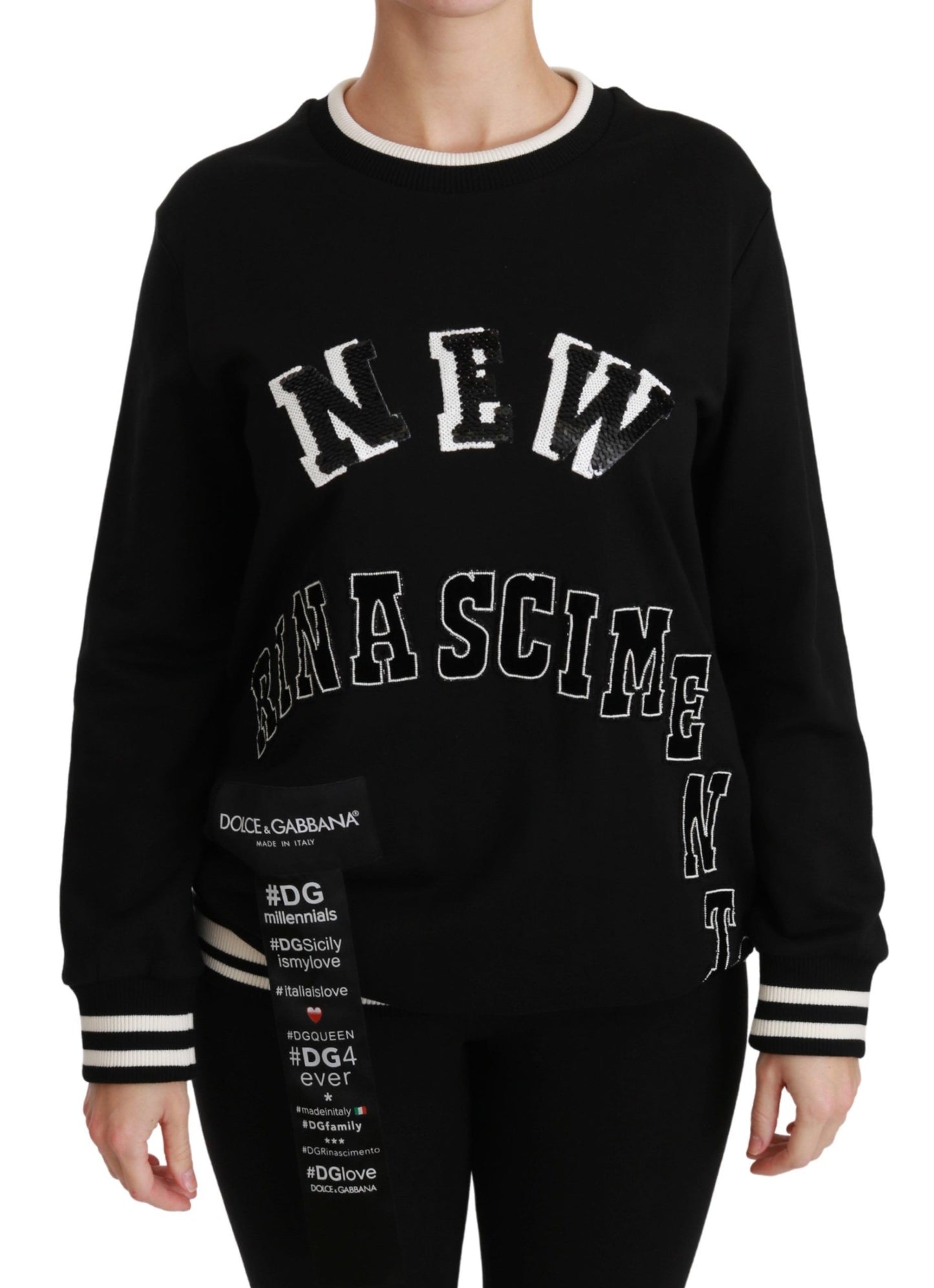 Pull Dolce & Gabbana Rinascimento noir #DGmillennials