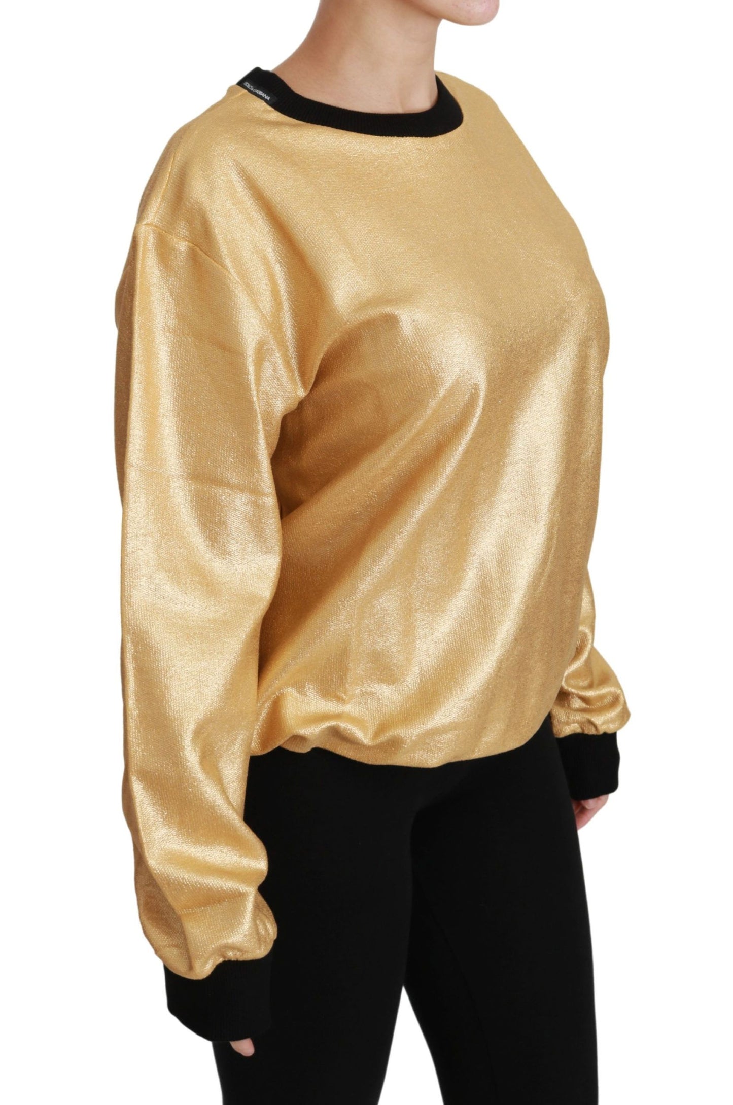 Pull ras-du-cou Dolce & Gabbana en coton doré
