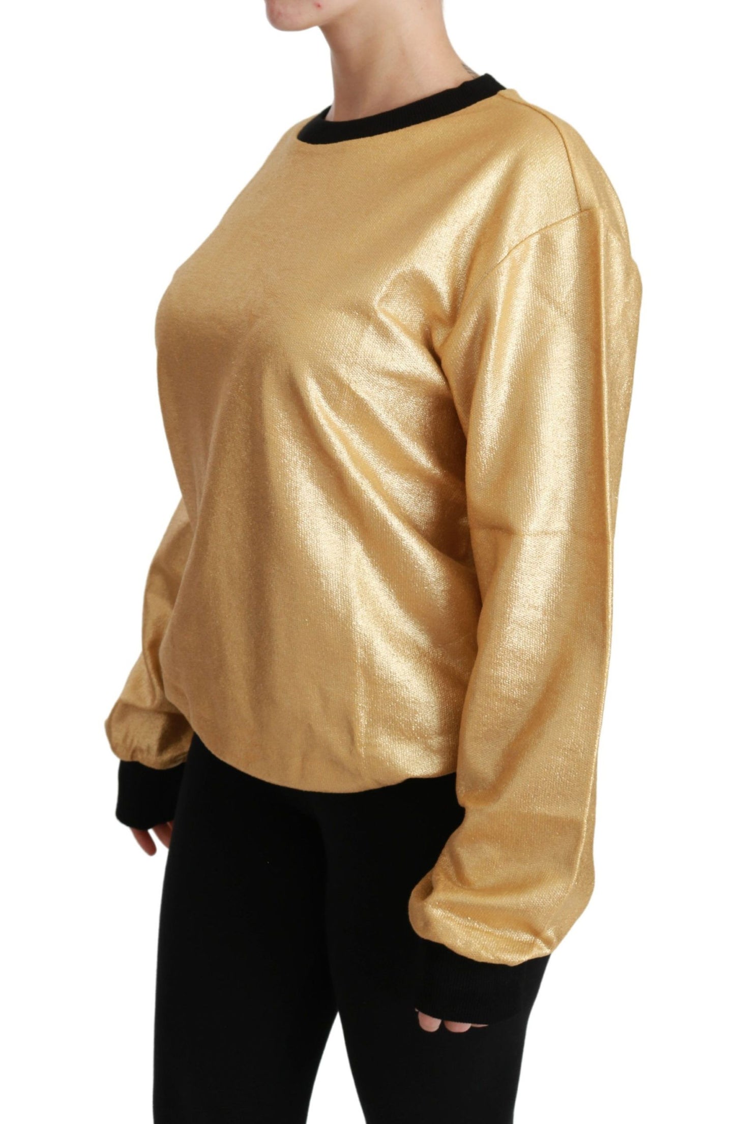 Pull ras-du-cou Dolce & Gabbana en coton doré
