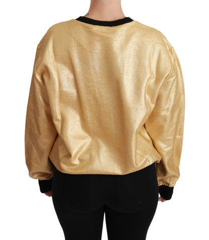 Pull ras-du-cou Dolce & Gabbana en coton doré
