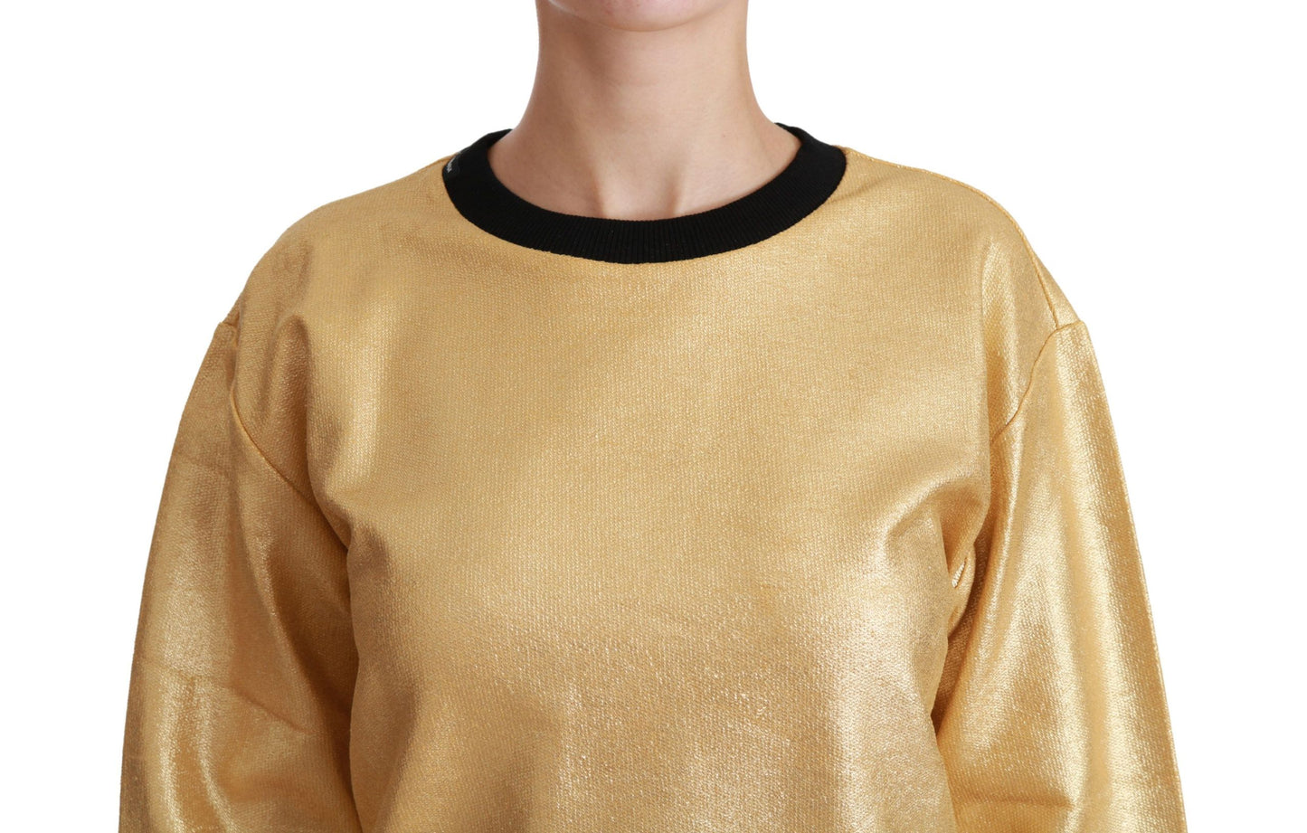 Pull ras-du-cou Dolce & Gabbana en coton doré