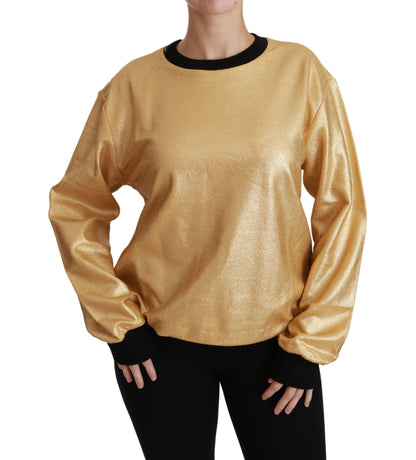 Pull ras-du-cou Dolce & Gabbana en coton doré