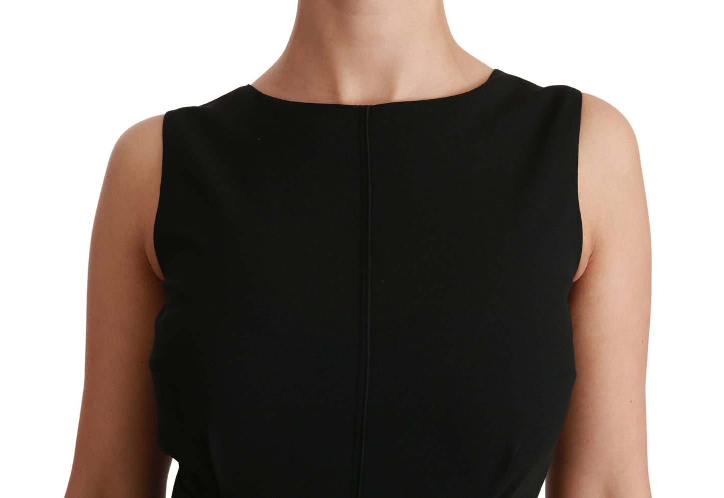 Robe fourreau formelle extensible noire Dolce & Gabbana