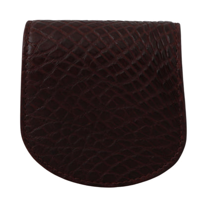 Étui à préservatifs de poche en peau exotique marron Dolce & Gabbana