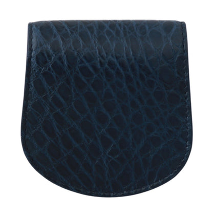 Dolce & Gabbana Étui de Préservatifs de Poche en Peau Exotique Bleue