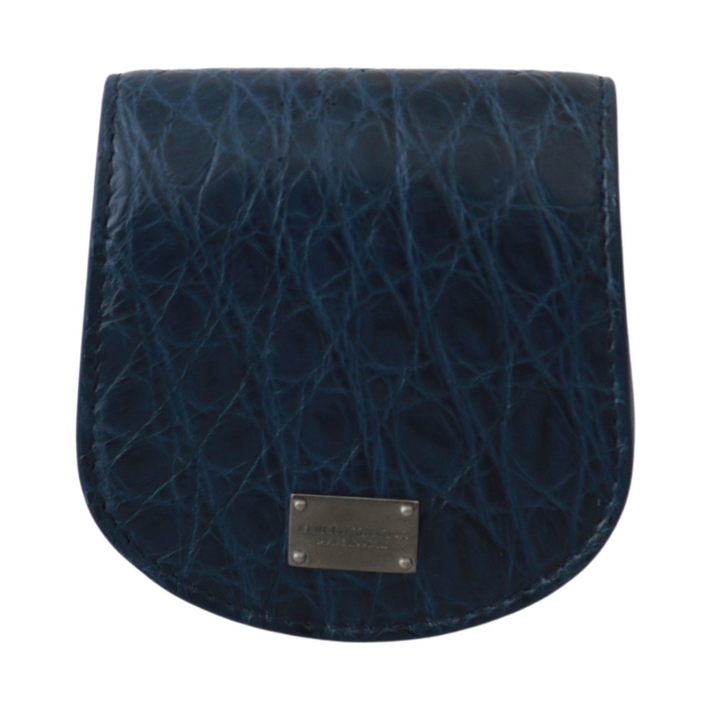 Dolce & Gabbana Étui de Préservatifs de Poche en Peau Exotique Bleue